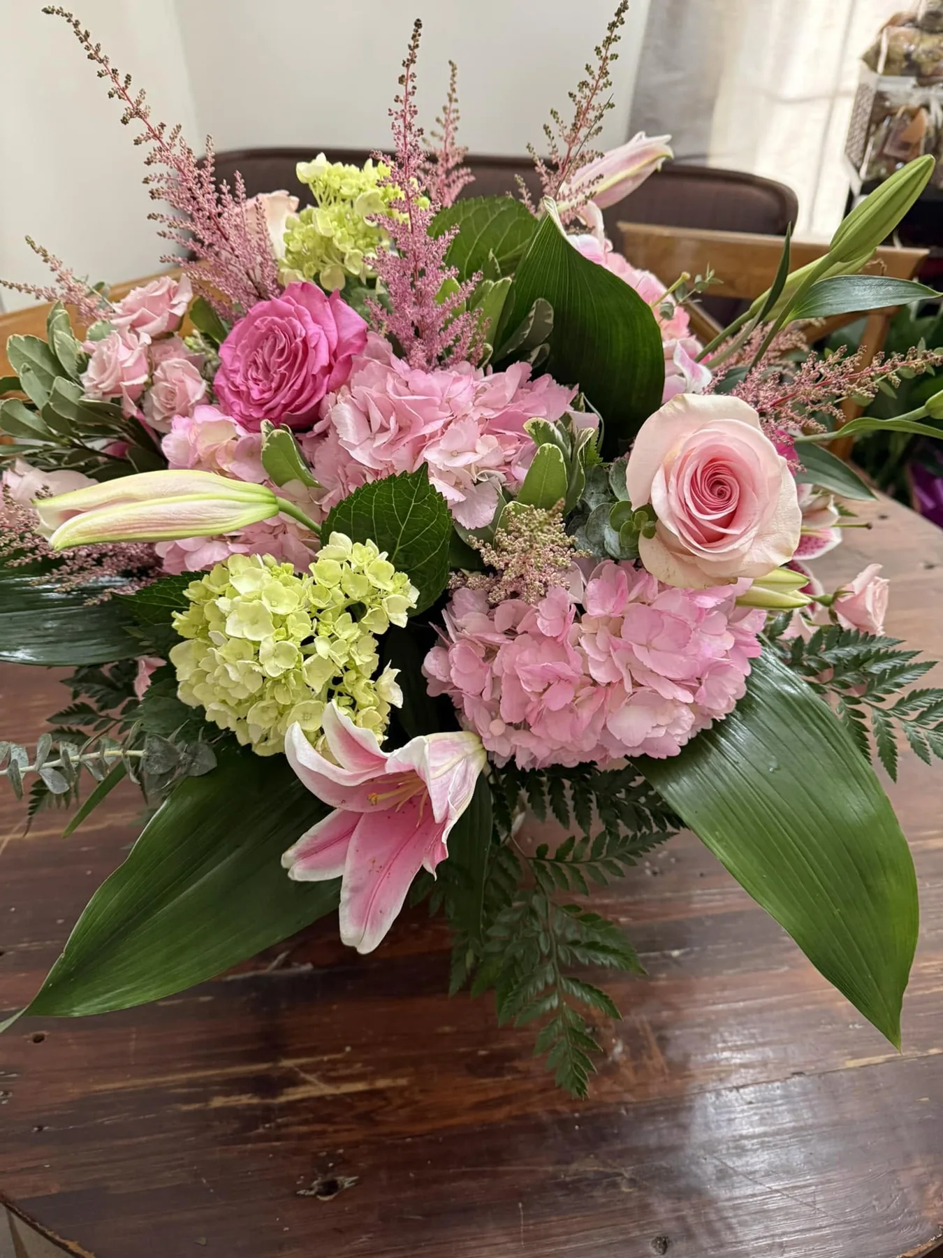 Special occasion floral design by Fleur-de-Farber Florist